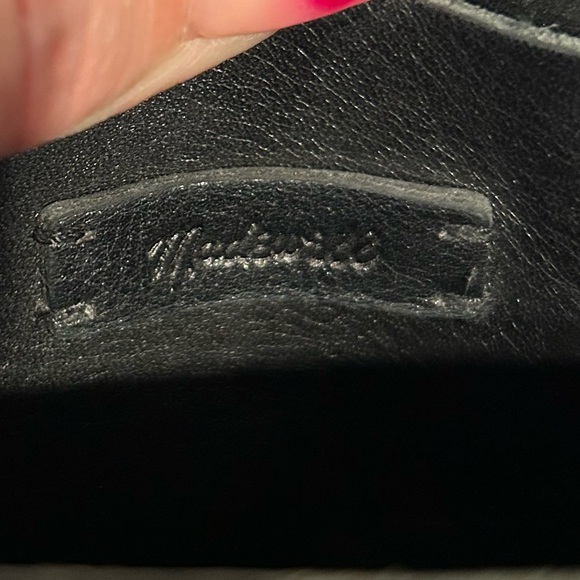 Madewell black leather shoulder bag - Picture 6 of 14